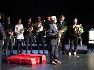 Representació de 'El Pessebre gòtic de Girona' de Josep Tarrés a la sala La Planeta
