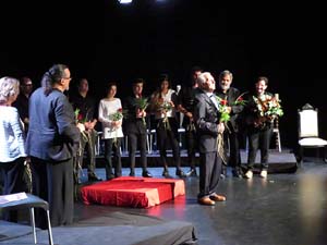 Representació de 'El Pessebre gòtic de Girona' de Josep Tarrés a la sala La Planeta