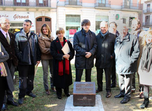 Col·locació de la placa commemorativa del 4 de febrer de 1939