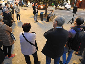 Restitució de la placa commemorativa del 4 de febrer de 1939