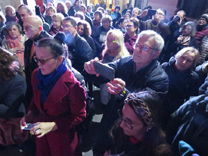 Premis homenatge Xavier Cugat, organitzat pel Festival de Cinema de Girona, a la pla&ccedil;a de l'Oli