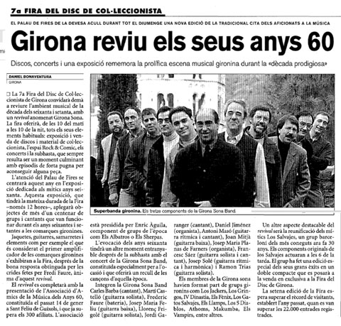 Presentaci&oacute; del concert de la Girona Sona Band