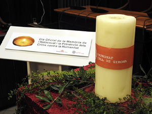 Dia de la Mem&ograve;ria de l'Holocaust i la Prevenci&oacute; dels Crims contra la Humanitat al Sal&oacute; de Plens de l'Ajuntament de Girona