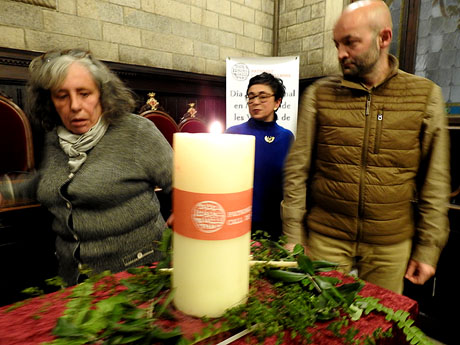 Dia de la Mem&ograve;ria de l'Holocaust i la Prevenci&oacute; dels Crims contra la Humanitat al Sal&oacute; de Plens de l'Ajuntament de Girona