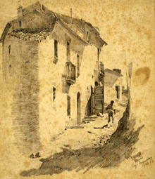 Carrer de Begur. 1892