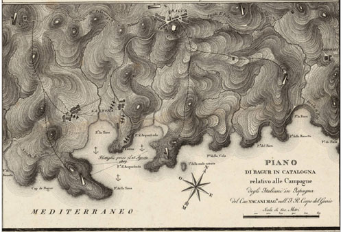 Piano Di Bagur In Catalogna. 1823