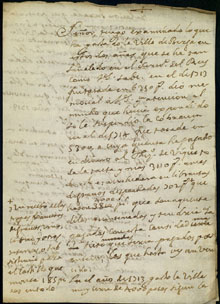 Esborrany de carta de Josep Aparici referent a les contribucions pagades per les viles de Bellver de Cerdanya i el Barid&agrave;, entre altres, durant els anys 1713 i 1714