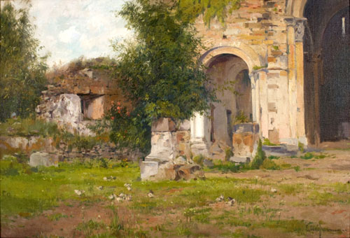 Ruïnes de Santa Maria de Besalú. 1919