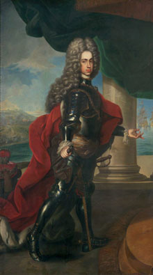 L'Arxiduc Carles d'Àstria (1685-1740) davant el port de Barcelona