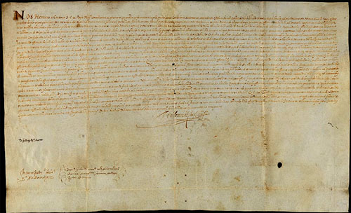 9 d'octubre de 1590. Enric de Cardona, lloctinent del general governador del batlle de Catalunya, confereix la batllia del castell d'Ullastret, vacant per mort de Tom&agrave;s Cros Bot&oacute;, a Rafel Pag&egrave;s, de Casavells