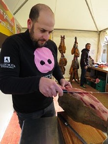 Fira del Porc FIPORC 2015. Tallat de pernil