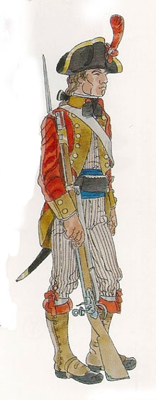 Soldat d'Infanteria lleugera. Guerra Gran, 1793