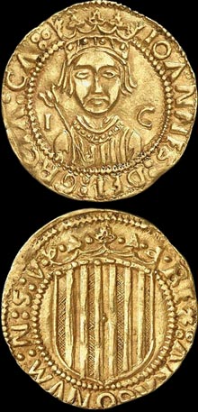 Escut d'or de Joan II. 1453