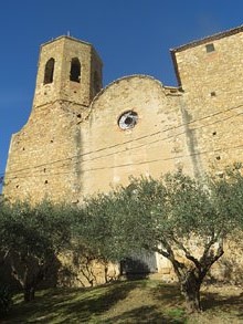 Fa&ccedil;ana de l'esgl&eacute;sia de Sant Feliu de Llad&oacute;