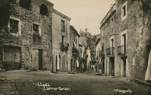Carrer Gran de Llad&oacute;. 1911-1931