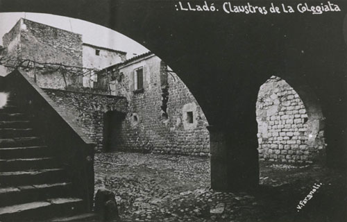Claustre de la Col&middot;legiata de Santa Maria de Llad&oacute;. 1911-1931