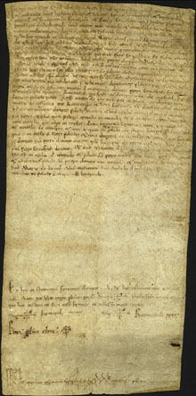4 de juliol de 1096. Testament de Guillem Sunifred on disposa deixes per a Santa Maria de Vilabertran, Santa Maria de Llad�, Sant Pere de Montagut, Santa Maria de Batet i Sant Jaume de Puliger