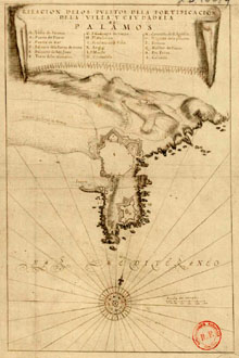 Relación de los puestos, de la fortificación de la villa y ciudadela de Palamós. 1685