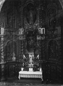 Altar major d'una esgl&eacute;sia de La Pera