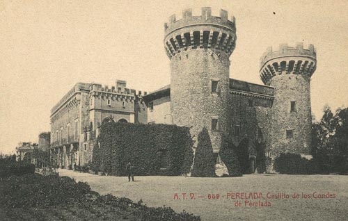 Castell dels comtes de Peralada. 1900-1925