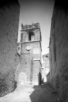 Torre del rellotge de l'església de Sant Martí. 1925-1935
