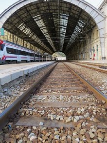 L'estació de tren construïda el 1929