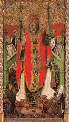 Retaule de Sant Pere de l'esgl&eacute;sia de P&uacute;bol