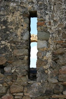 Espitllera del castell de Quermançó