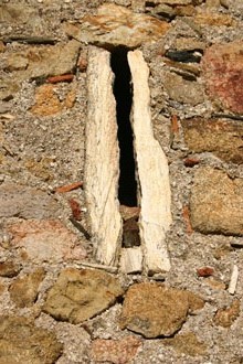 Espitllera del castell de Quermançó