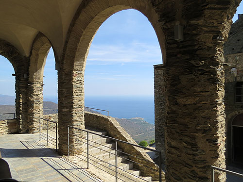 El cap de Creus des de Sant Pere de Rodes