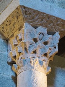 Capitell de la nau de l'església de Sant Pere de Rodes