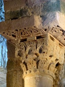 Capitell de la nau de l'església de Sant Pere de Rodes