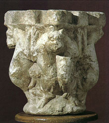 Capitell del claustre del segle XII