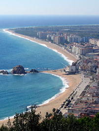 Blanes, des del castell de Sant Joan