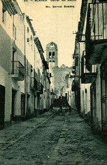 Carrer del rector Mn. Bernat Boades. 1920