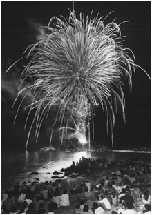Concurs de focs de Blanes. 1986