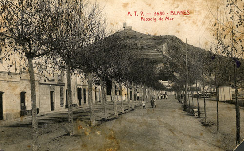 Passeig de Mar de Blanes. 1900