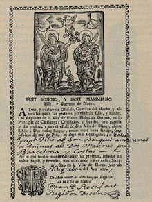 Patent de sanitat. 1767