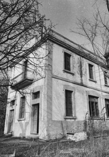 Antiga escola de Vallcanera, a Sils, 1986