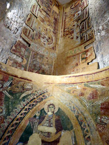 Pantocràtor i pintures murals de Sant Tomàs de Fluvià