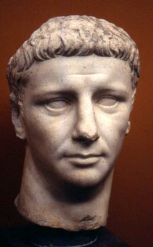 L'emperador Claudi (10 aC - 54 dC), durant el regnat del qual es varen construir les actual termes de Caldes de Malavella