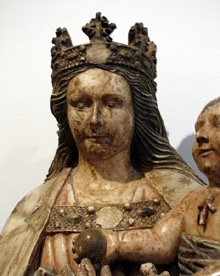 Mare de D&eacute;u. Segle XV. Alabastre policromat