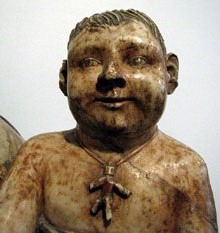 Mare de D&eacute;u. Segle XV. Alabastre policromat