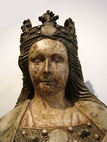 Mare de D&eacute;u. Segle XV. Alabastre policromat