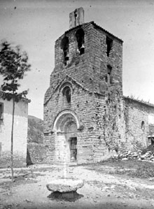 Església de Sant Pere d'Albanyà. 1920