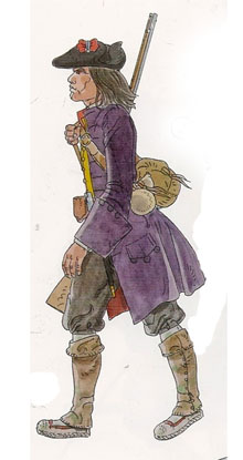 Fuseller de les 'Escuadras de Paisanos Armados' (1719-1720)
