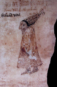 Salom&oacute; Vidal, un prestamista jueu. Liber judeorum, Vic, 1334-1340