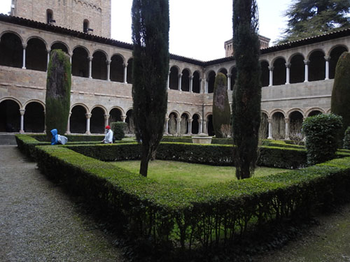 El claustre del Monestir de Santa Maria de Ripoll