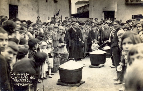 Festes de Carnestoltes. El ranxo de Vidreres. 1926