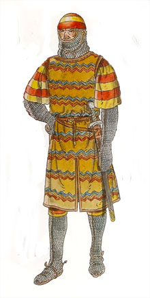 Noble amb armadura completa de la cavalleria de Jaume I (mitjan segle XIII)